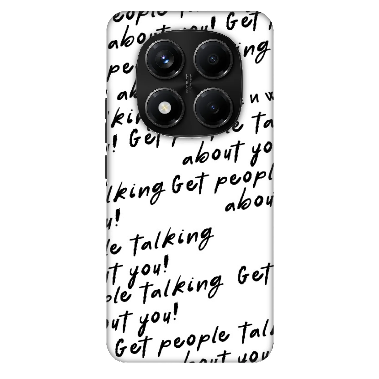 Picasee Fashion Case pro Xiaomi Redmi Note 14 Pro+ 5G - GET PEOPLE TALK ABOUT YOU