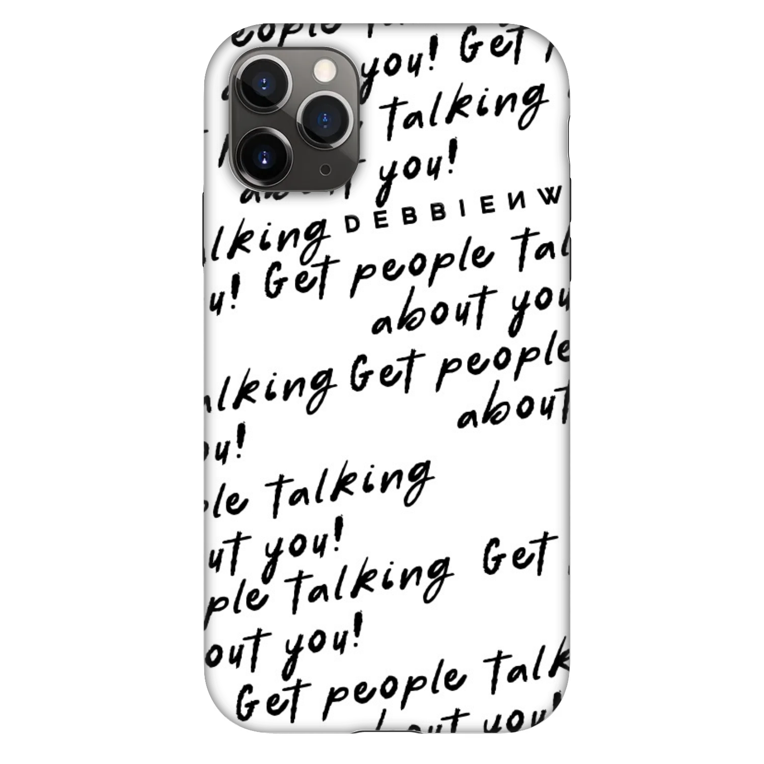Picasee Fashion Case pro Apple iPhone 11 Pro - GET PEOPLE TALK ABOUT YOU