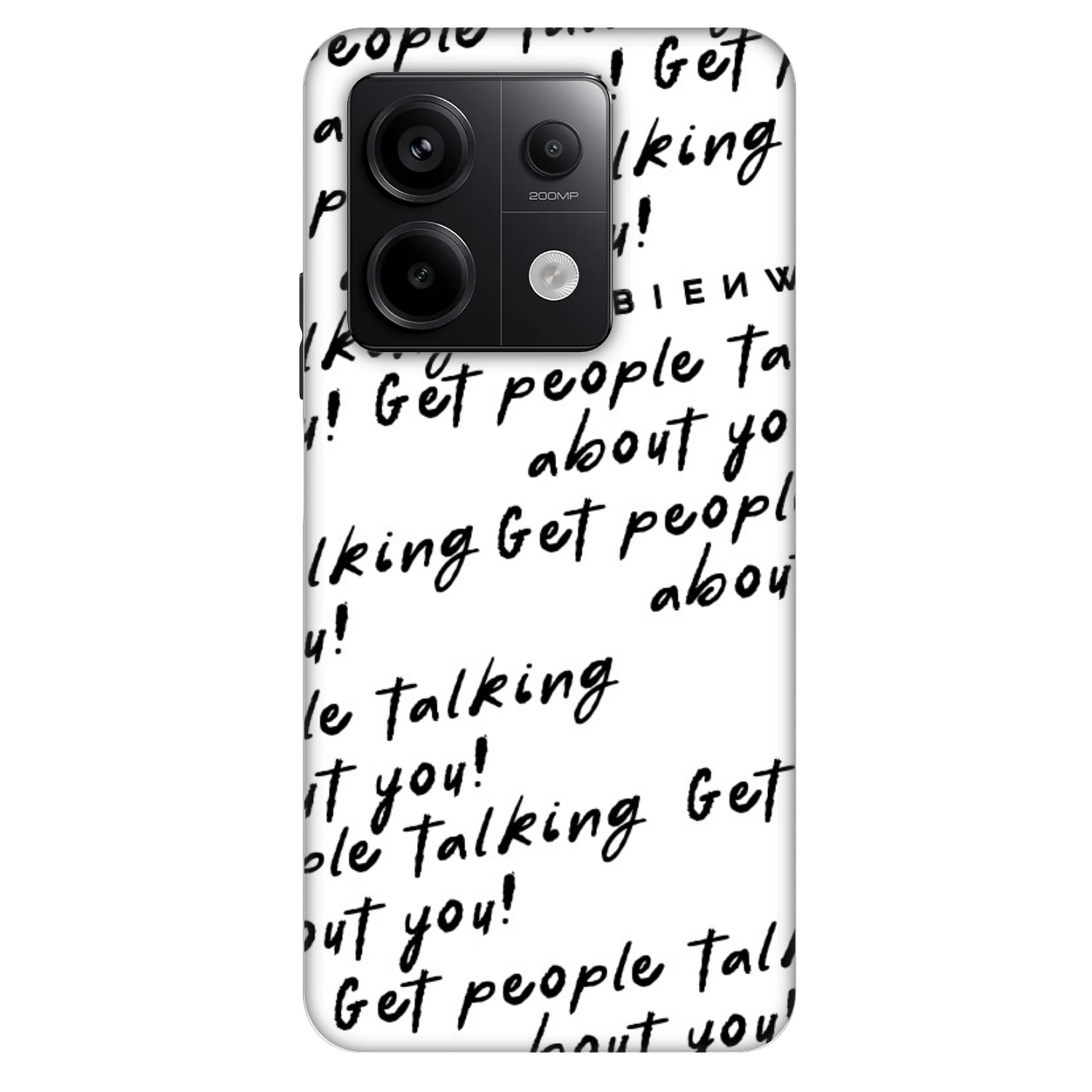 Picasee Fashion Case pro Xiaomi Redmi Note 13 Pro 5G - GET PEOPLE TALK ABOUT YOU