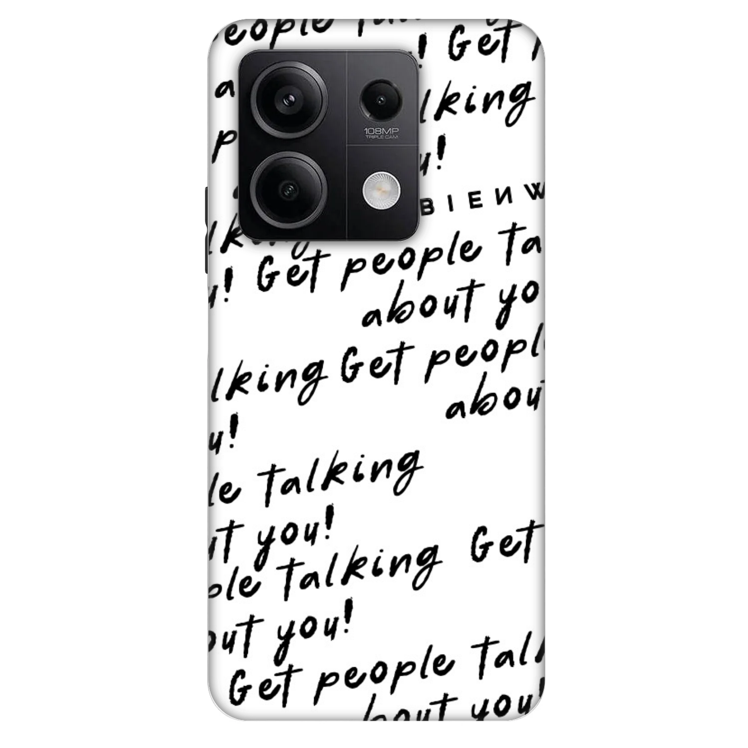 Picasee Fashion Case pro Xiaomi Redmi Note 13 5G - GET PEOPLE TALK ABOUT YOU