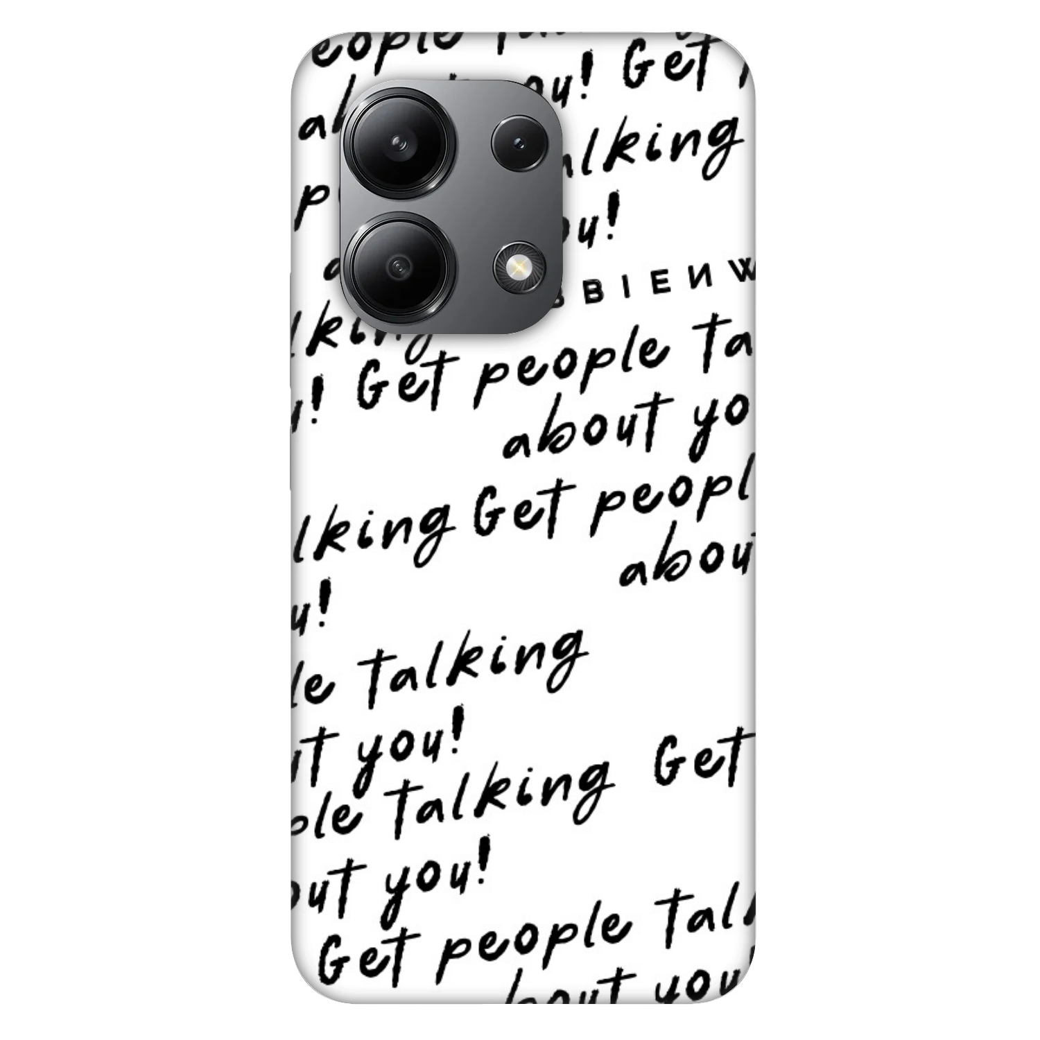 Picasee Fashion Case pro Xiaomi Redmi Note 13 4G - GET PEOPLE TALK ABOUT YOU