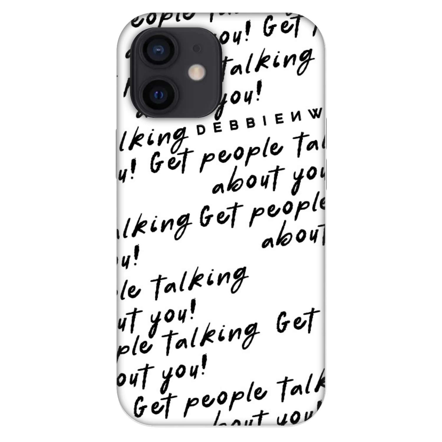 Picasee Fashion Case pro Apple iPhone 12 mini - GET PEOPLE TALK ABOUT YOU