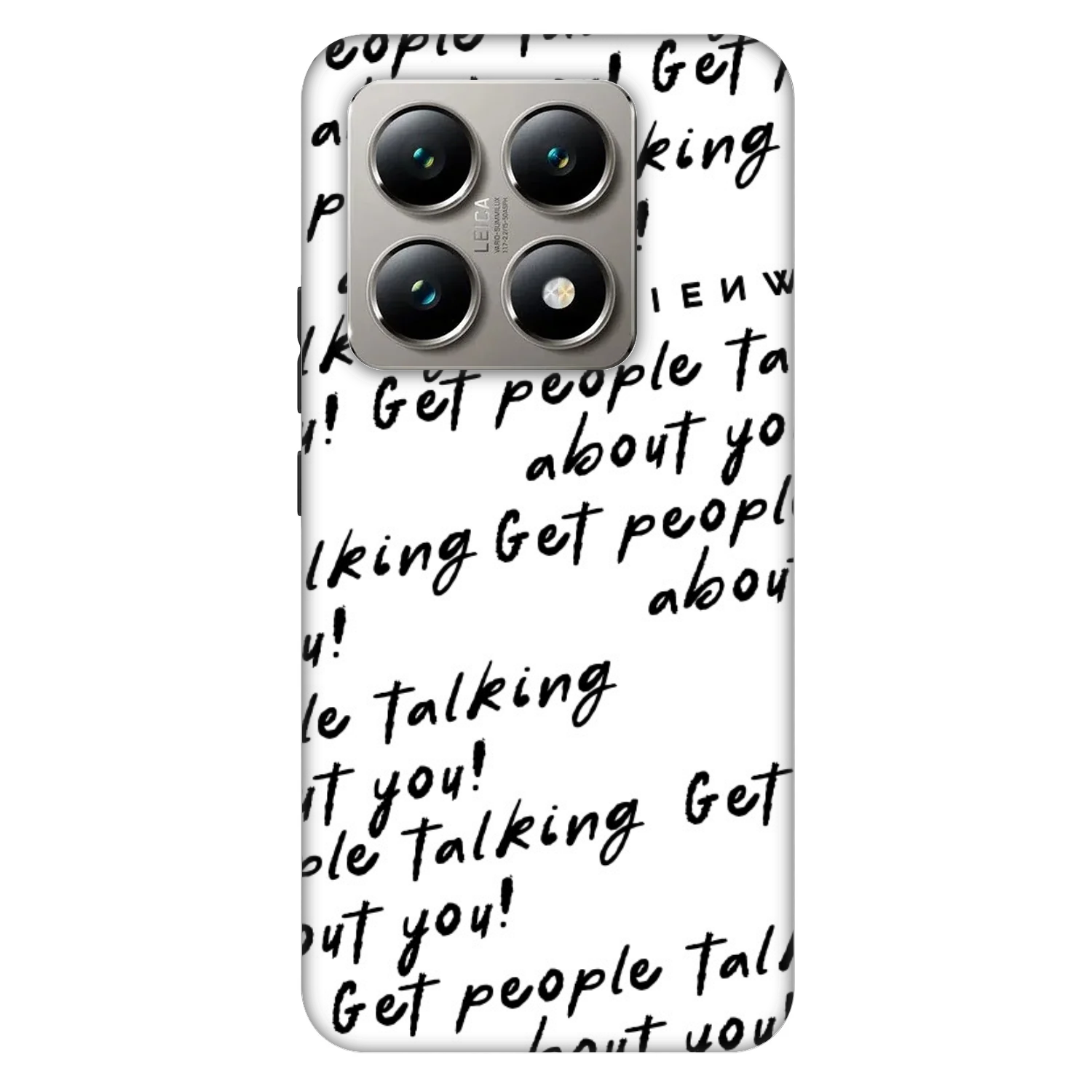 Picasee Fashion Case pro Xiaomi 14T Pro - GET PEOPLE TALK ABOUT YOU