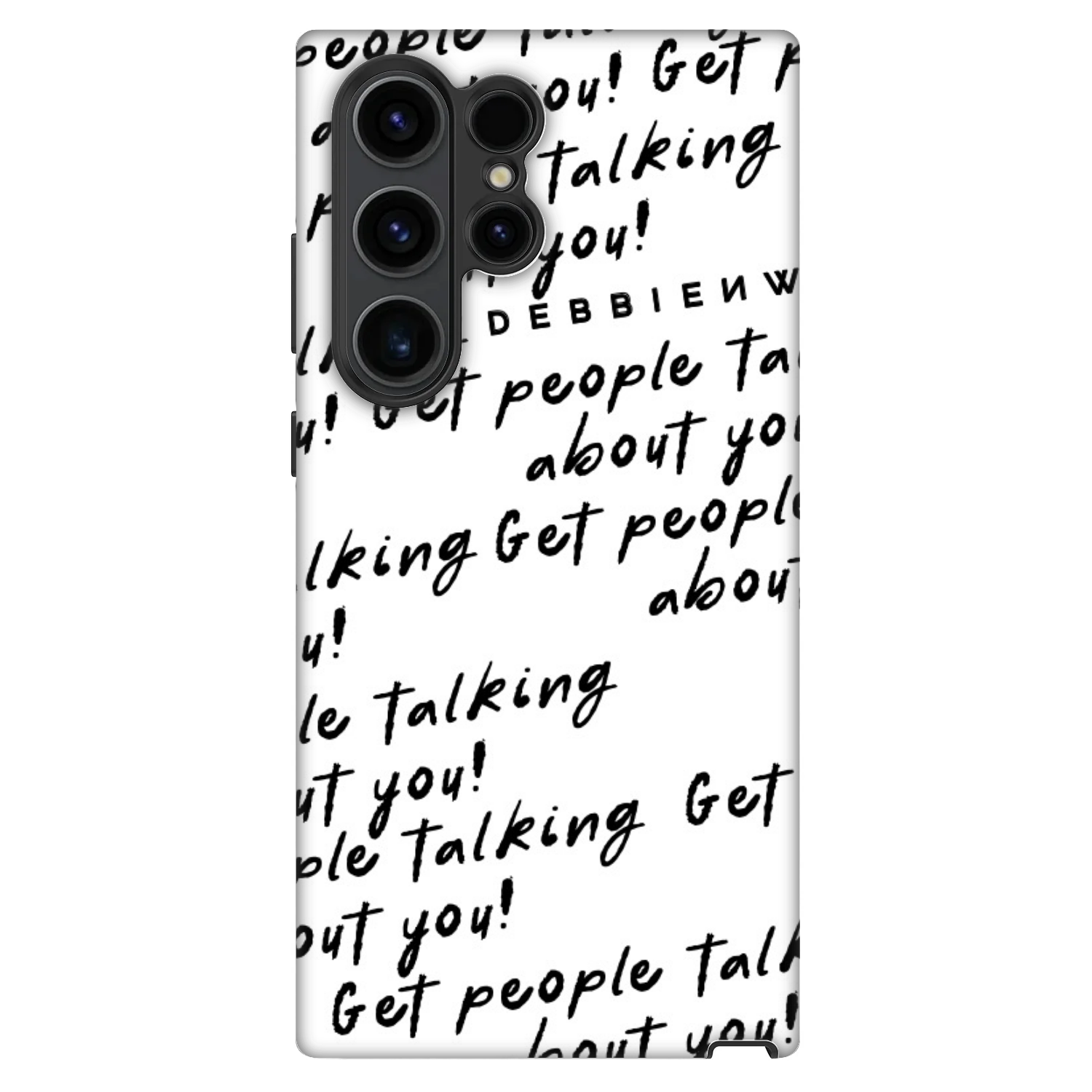 Picasee Fashion Case pro Samsung Galaxy S23 Ultra 5G - GET PEOPLE TALK ABOUT YOU