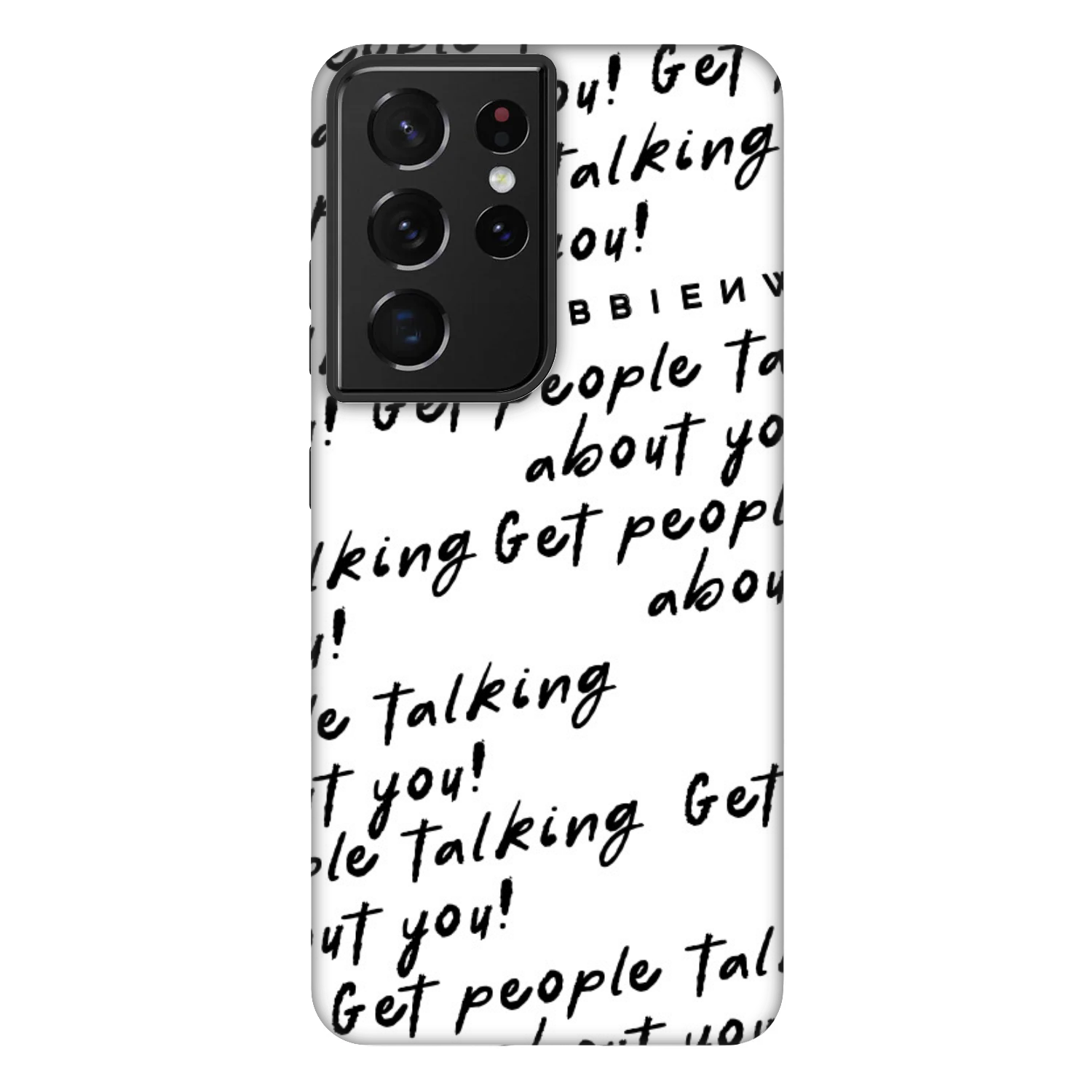 Picasee Fashion Case pro Samsung Galaxy S21 Ultra 5G G998B - GET PEOPLE TALK ABOUT YOU