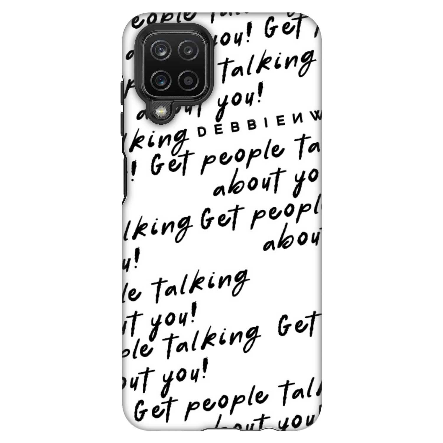 Picasee Fashion Case pro Samsung Galaxy A12 A125F - GET PEOPLE TALK ABOUT YOU