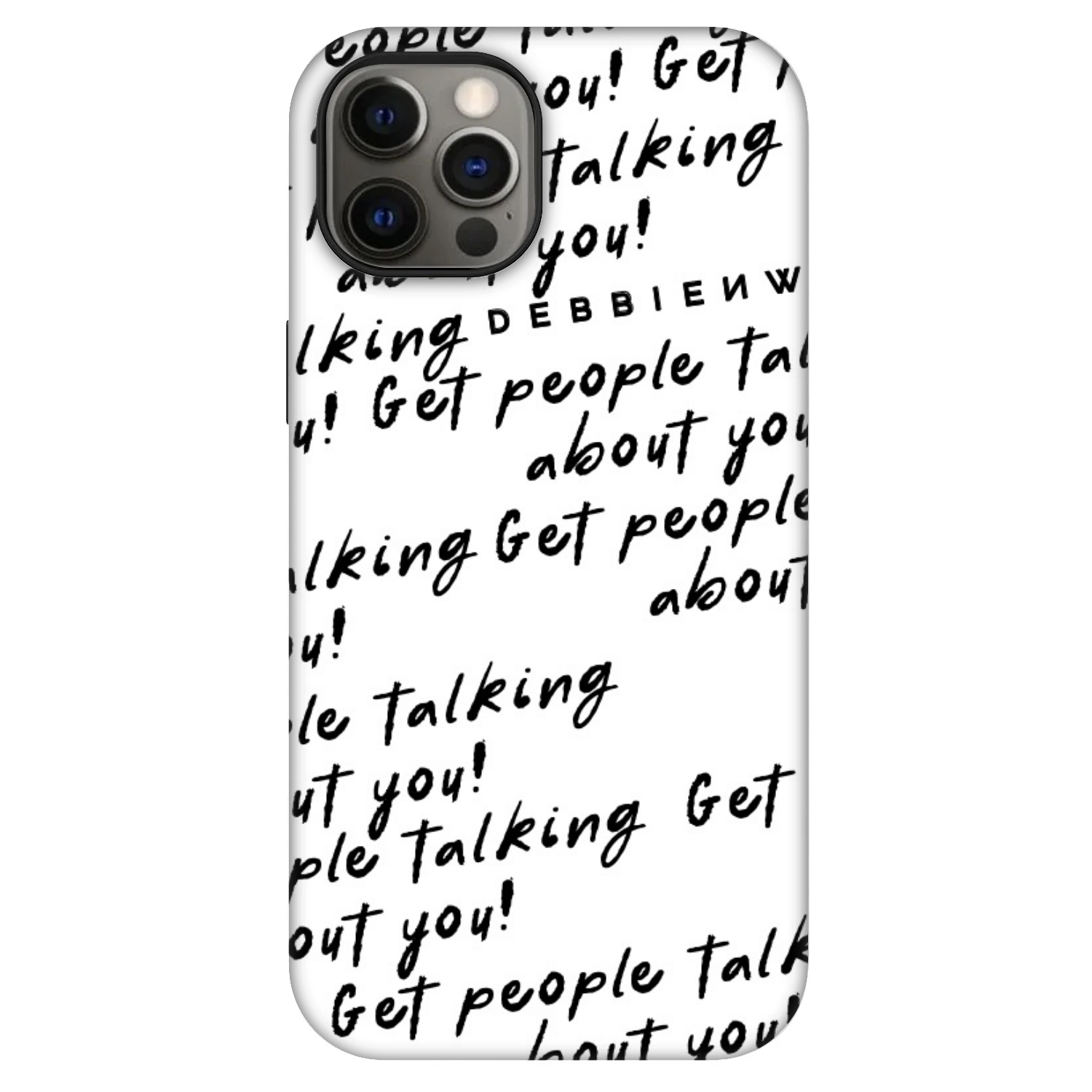 Picasee Fashion Case MagSafe Apple iPhone 12 - GET PEOPLE TALK ABOUT YOU