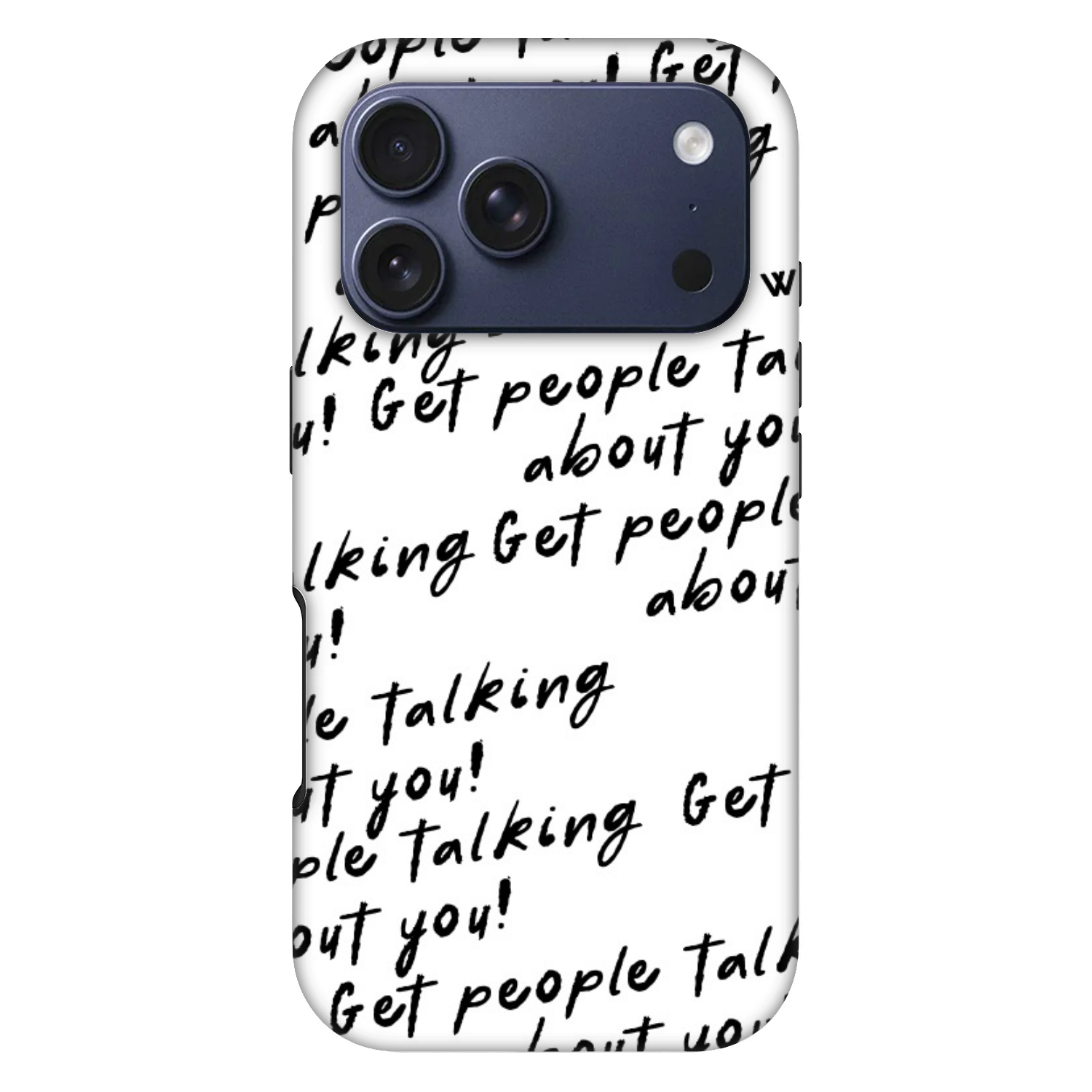Picasee Fashion Case MagSafe Apple iPhone 17 Pro - GET PEOPLE TALK ABOUT YOU
