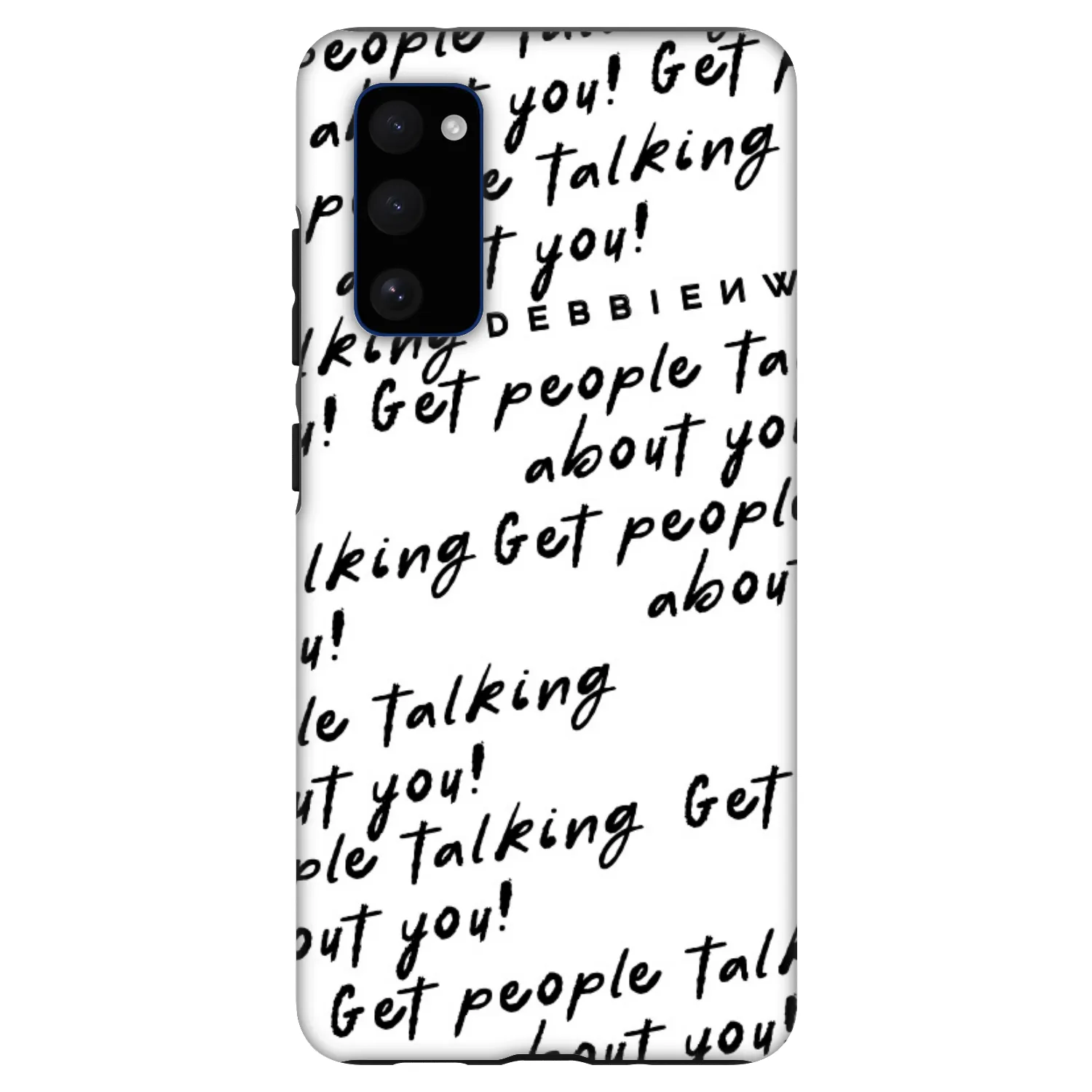 Picasee Fashion Case pro Samsung Galaxy S20 FE - GET PEOPLE TALK ABOUT YOU
