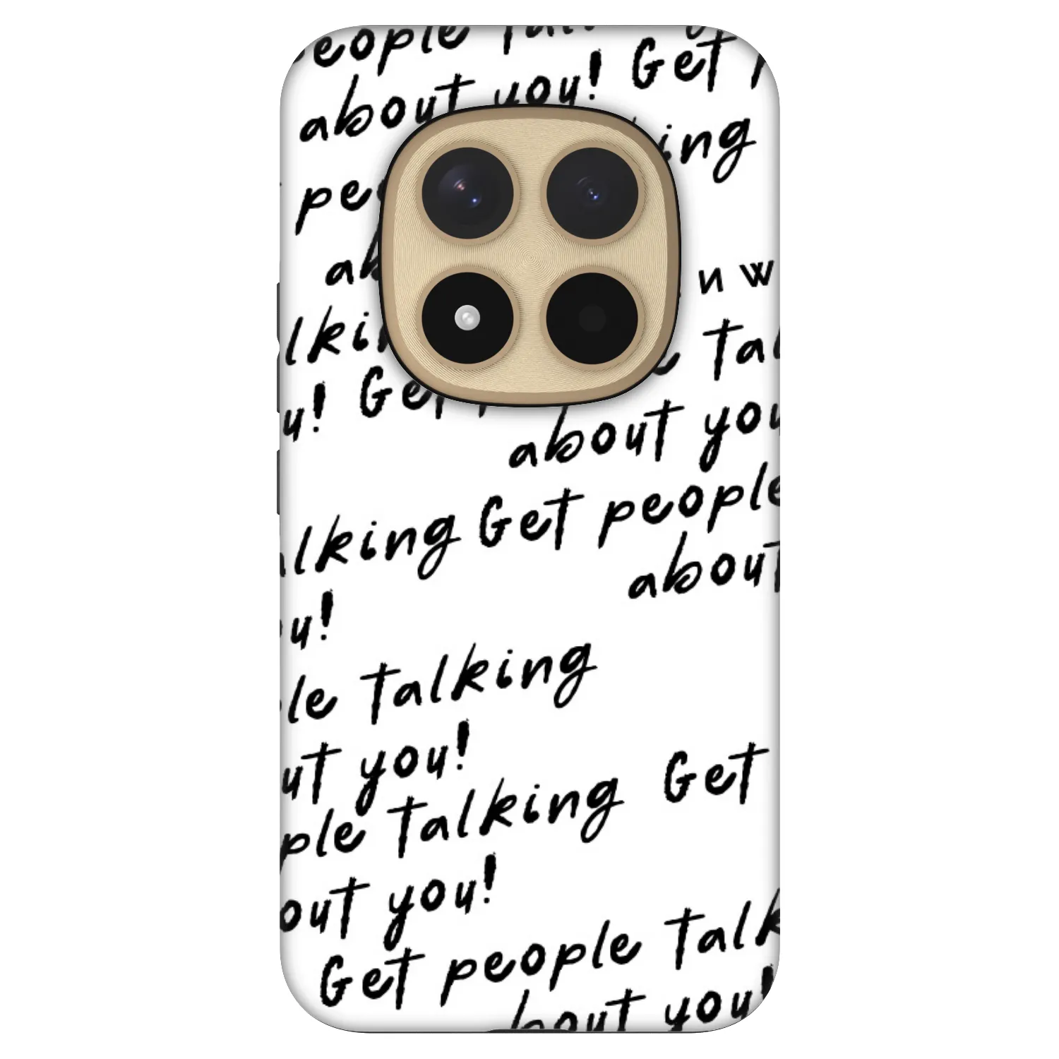 Picasee Fashion Case pro Xiaomi Redmi Note 15 Pro+ - GET PEOPLE TALK ABOUT YOU