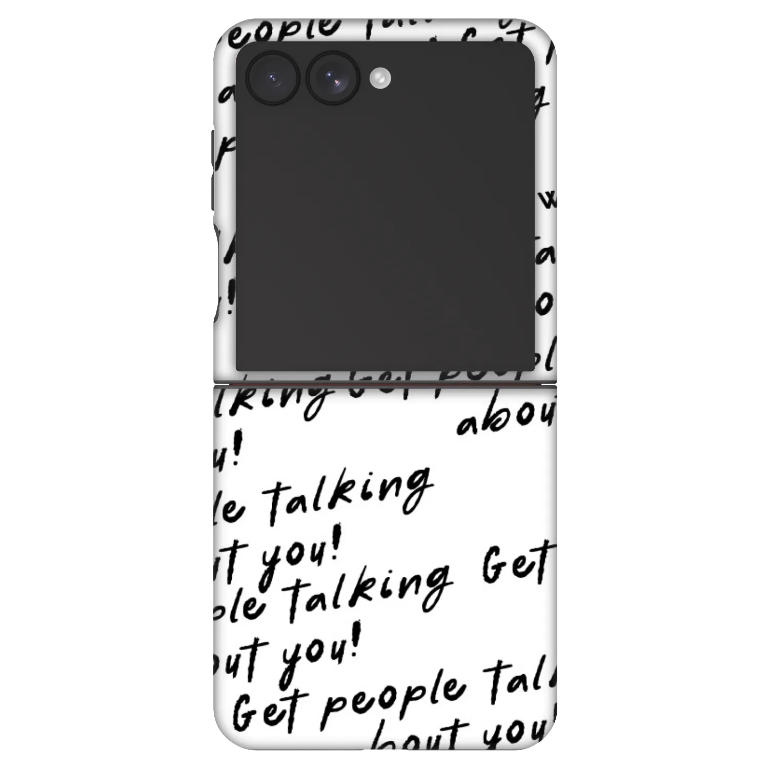 Picasee Fashion Case pro Samsung Galaxy Z Flip7 5G - GET PEOPLE TALK ABOUT YOU