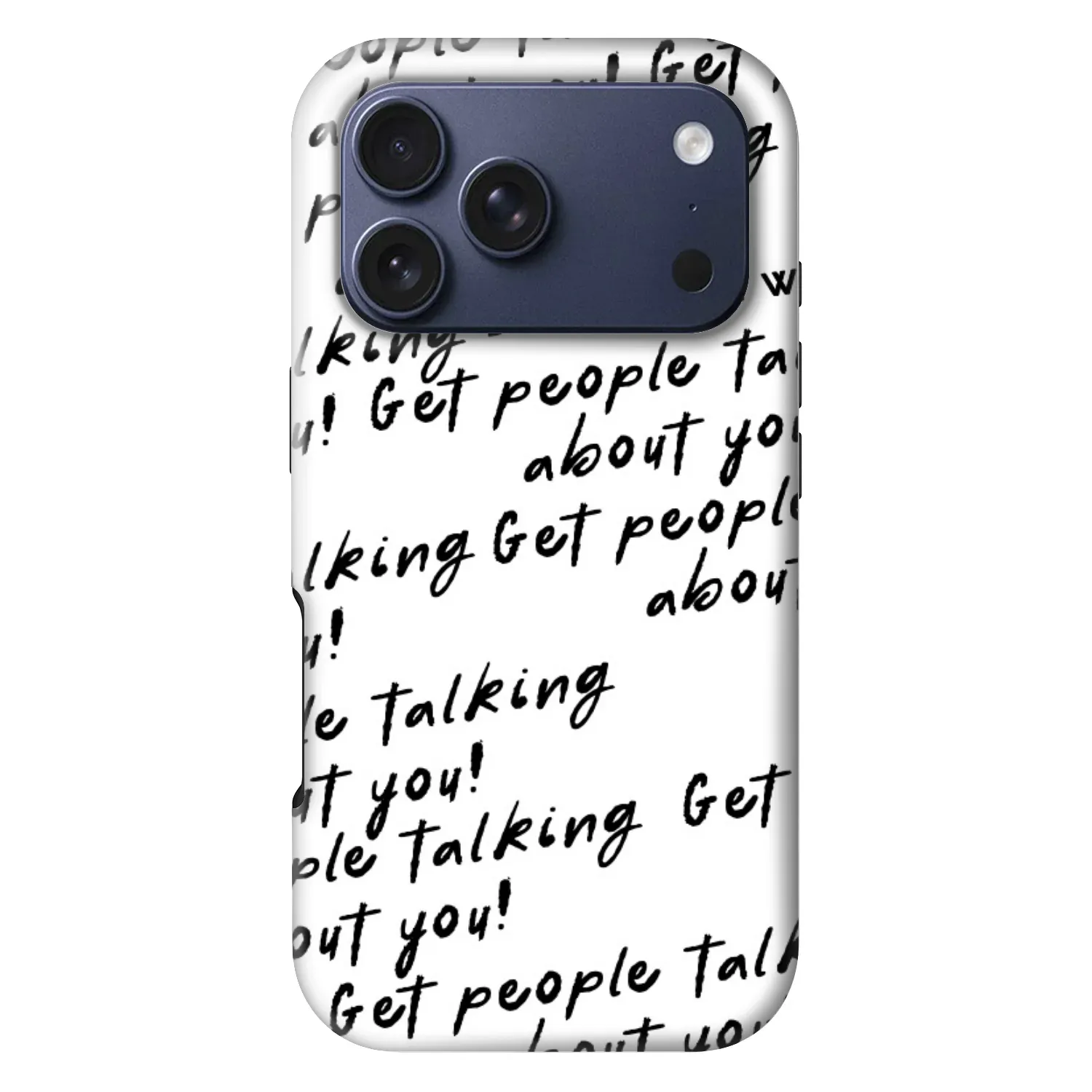 Picasee Fashion Case MagSafe Apple iPhone 18 Pro - GET PEOPLE TALK ABOUT YOU