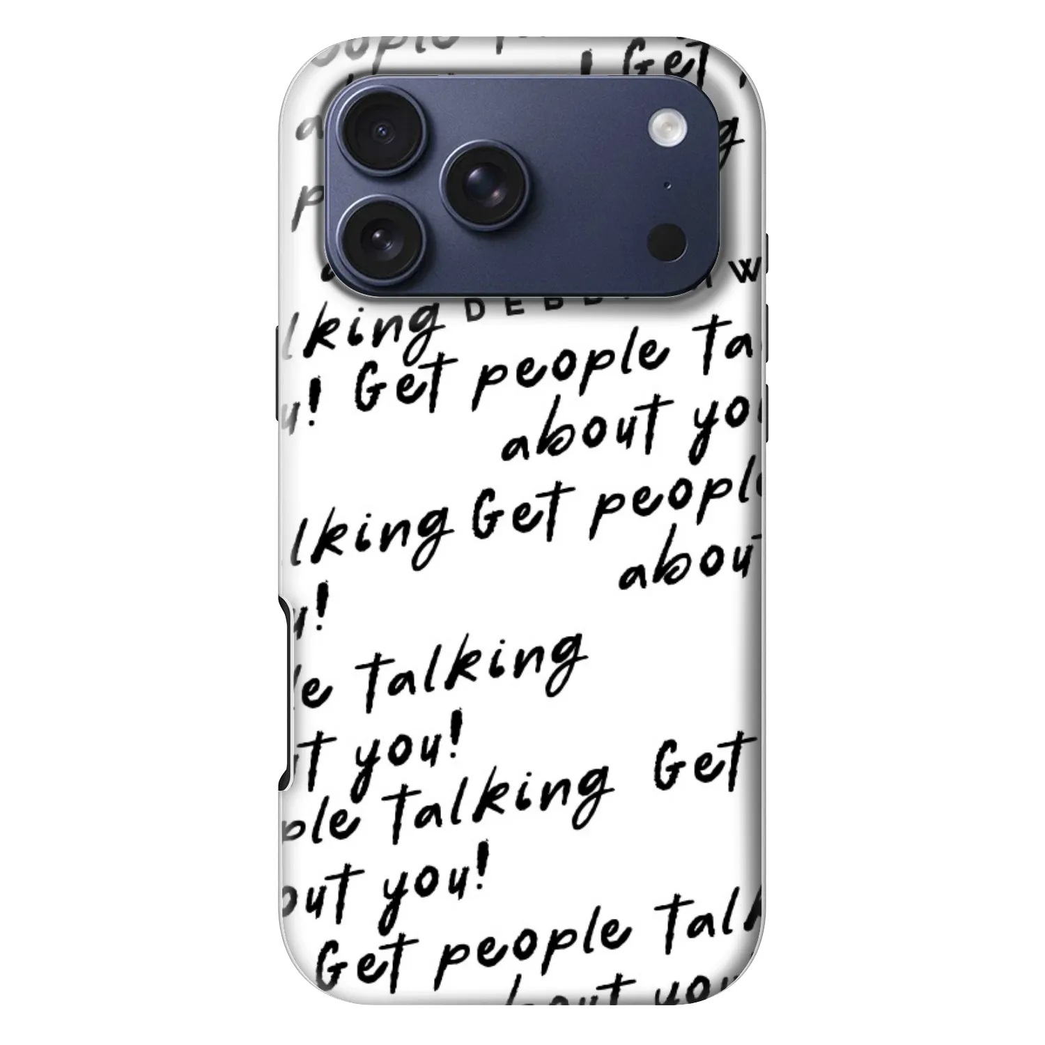 Picasee Fashion Case MagSafe Apple iPhone 18 Pro Max - GET PEOPLE TALK ABOUT YOU