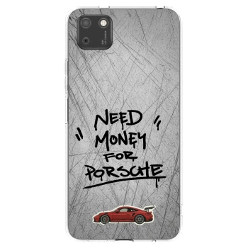Picasee silikonový průhledný obal pro Huawei Y5P - Grey Drift