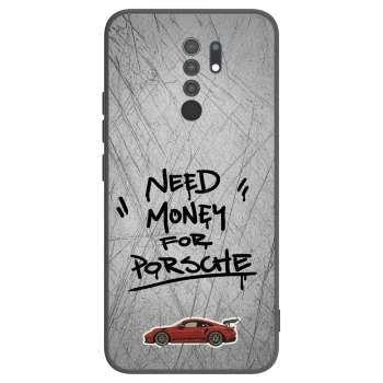Picasee silikonový černý obal pro Xiaomi Redmi 9 - Grey Drift