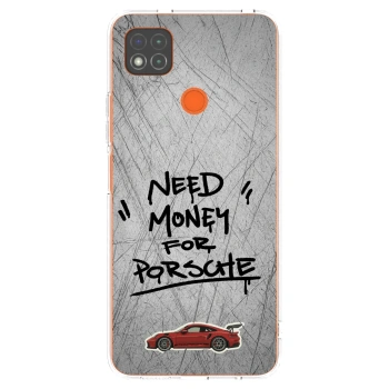 Picasee silikonový průhledný obal pro Xiaomi Redmi 9C - Grey Drift
