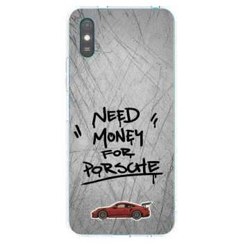 Picasee silikonový průhledný obal pro Xiaomi Redmi 9A - Grey Drift