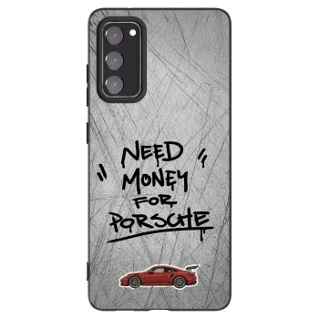 Picasee silikonový černý obal pro Samsung Galaxy S20 FE - Grey Drift