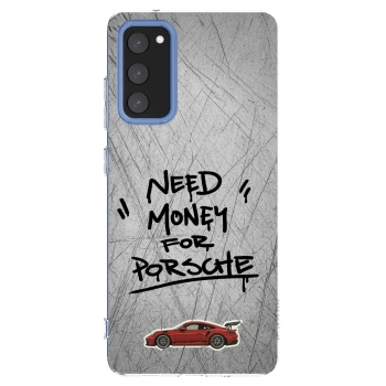 Picasee silikonový průhledný obal pro Samsung Galaxy S20 FE - Grey Drift