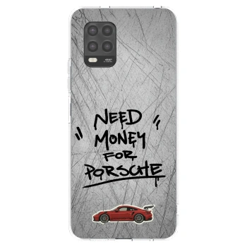 Picasee silikonový průhledný obal pro Xiaomi Mi 10 Lite - Grey Drift