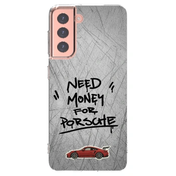 Picasee silikonový průhledný obal pro Samsung Galaxy S21 5G G991B - Grey Drift