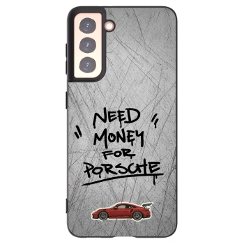 Picasee silikonový černý obal pro Samsung Galaxy S21 5G G991B - Grey Drift