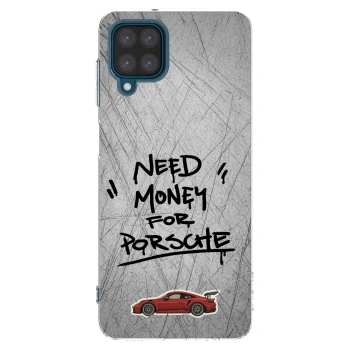 Picasee silikonový průhledný obal pro Samsung Galaxy A12 A125F - Grey Drift