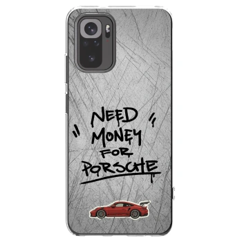 Picasee silikonový průhledný obal pro Xiaomi Redmi Note 10 - Grey Drift