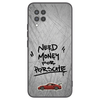 Picasee silikonový černý obal pro Samsung Galaxy A42 A426B - Grey Drift