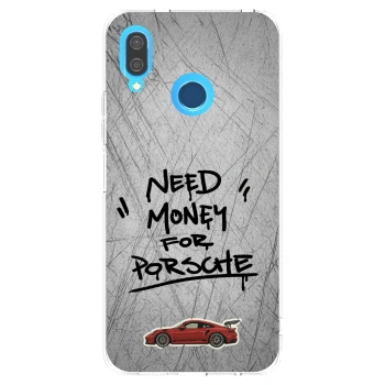 Picasee silikonový průhledný obal pro Huawei P20 Lite - Grey Drift