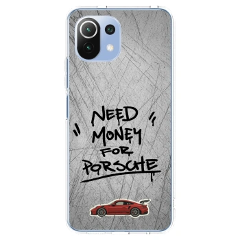 Picasee silikonový průhledný obal pro Xiaomi Mi 11 Lite - Grey Drift