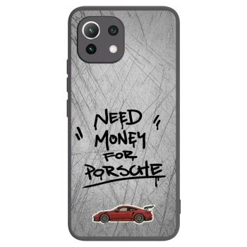 Picasee silikonový černý obal pro Xiaomi Mi 11 Lite - Grey Drift
