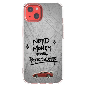 Picasee silikonový průhledný obal pro Apple iPhone 13 - Grey Drift