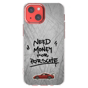 Picasee silikonový průhledný obal pro Apple iPhone 13 mini - Grey Drift