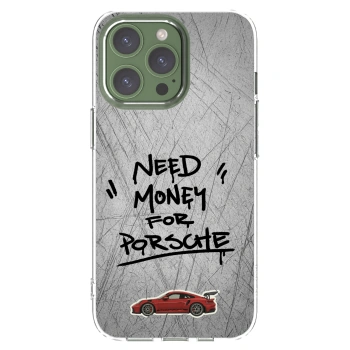 Picasee silikonový průhledný obal pro Apple iPhone 13 Pro - Grey Drift