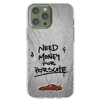 Picasee silikonový průhledný obal pro Apple iPhone 13 Pro Max - Grey Drift