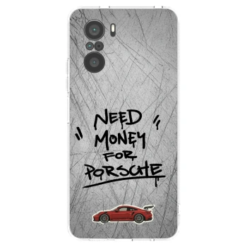 Picasee silikonový průhledný obal pro Xiaomi Poco F3 - Grey Drift