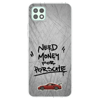 Picasee silikonový průhledný obal pro Samsung Galaxy A22 A226B 5G - Grey Drift