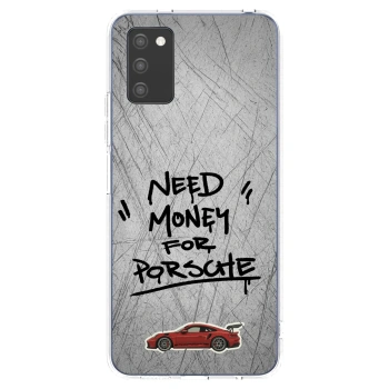 Picasee silikonový průhledný obal pro Samsung Galaxy A02s A025G - Grey Drift