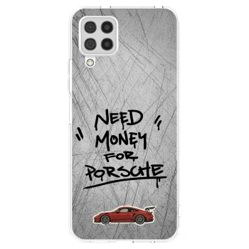 Picasee silikonový průhledný obal pro Samsung Galaxy A22 A225F 4G - Grey Drift