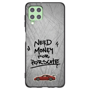 Picasee silikonový černý obal pro Samsung Galaxy A22 A225F 4G - Grey Drift