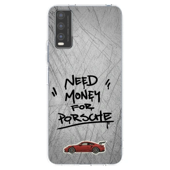 Picasee silikonový průhledný obal pro Vivo Y20s - Grey Drift