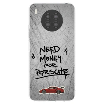 Picasee silikonový průhledný obal pro Huawei Nova 8i - Grey Drift