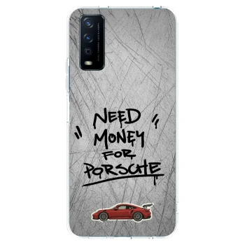 Picasee silikonový průhledný obal pro Vivo Y11s - Grey Drift