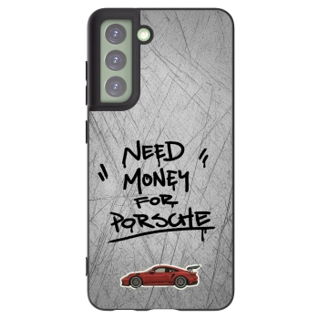 Picasee silikonový černý obal pro Samsung Galaxy S21 FE 5G - Grey Drift
