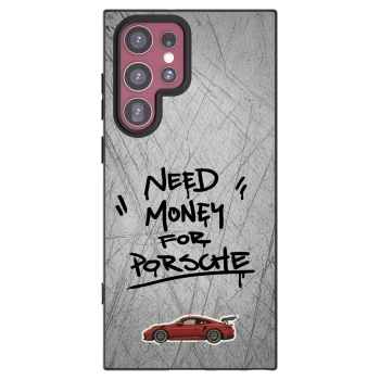 Picasee silikonový černý obal pro Samsung Galaxy S22 Ultra 5G - Grey Drift