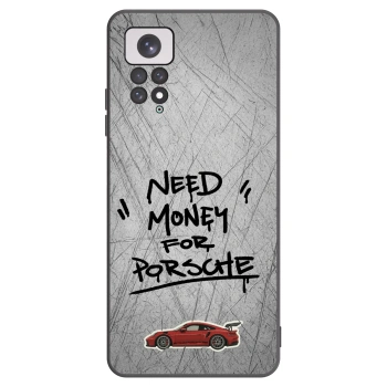 Picasee silikonový černý obal pro Xiaomi Redmi Note 11 - Grey Drift