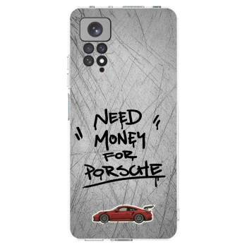 Picasee silikonový průhledný obal pro Xiaomi Redmi Note 11S 4G - Grey Drift