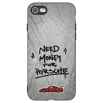 Picasee silikonový černý obal pro Apple iPhone SE 2022 - Grey Drift