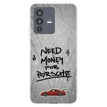 Picasee silikonový průhledný obal pro Vivo V23 5G - Grey Drift